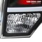 Spec-D Tuning PROJECTOR HEADLIGHTS WITH LED BAR MATTE BLACK HOUSING CLEAR LENS, 2PK 2LHP-F15009JM-G3-GO - alternate 5